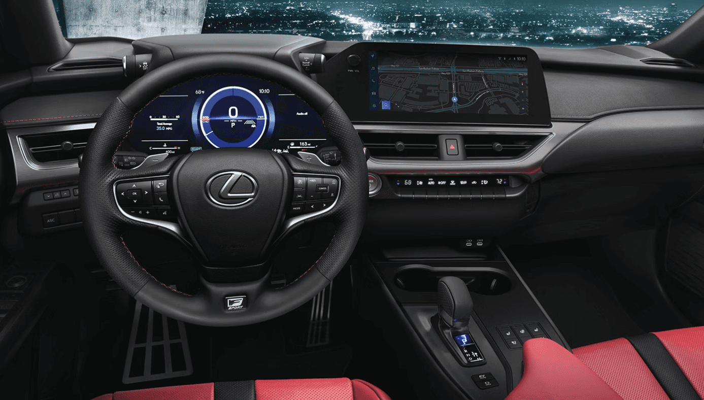 2026 lexus ux dashboard