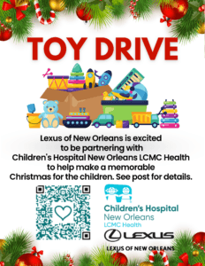 Lexus of New Orleans Toy Drive Near Metairie, LA
