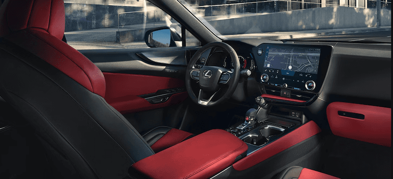 Interior of the 2026 Lexus NX near Mandeville, LA