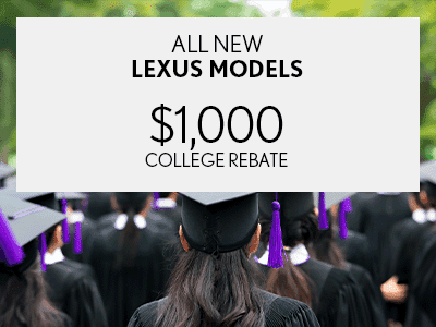 Lexus College Rebate