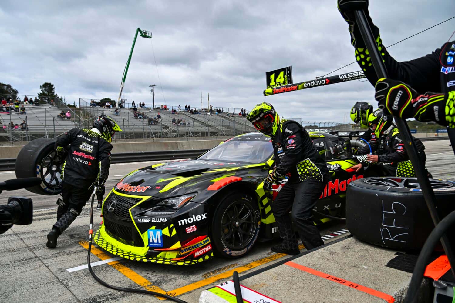 Lexus RC F GT3 Shows Strong Pace at Laguna Seca IMSA Race Weekend