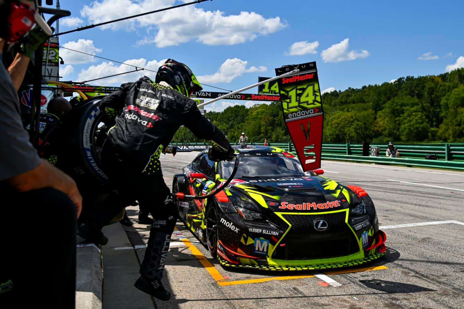 Vasser Sullivan Lexus Battles Through Adversity at VIR