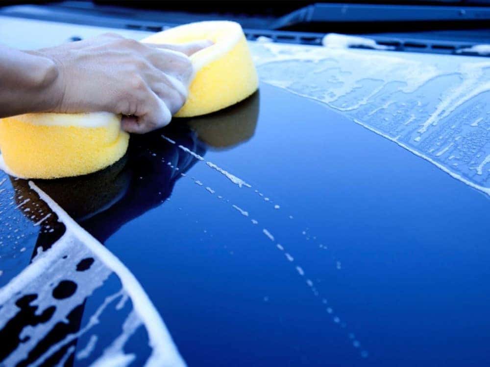 wash car