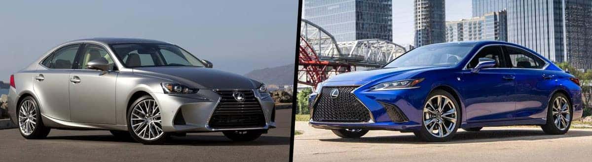 2019 Lexus IS 300 vs 2019 Lexus ES 350