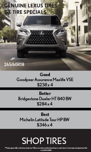 Lexus GX OEM Tire Special