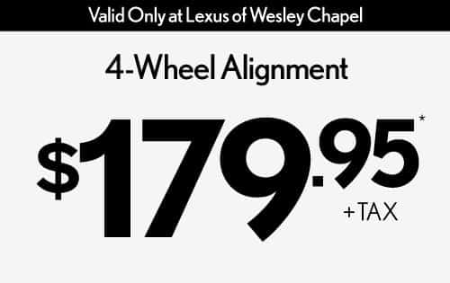 4-Wheel Alignment: $179.95*