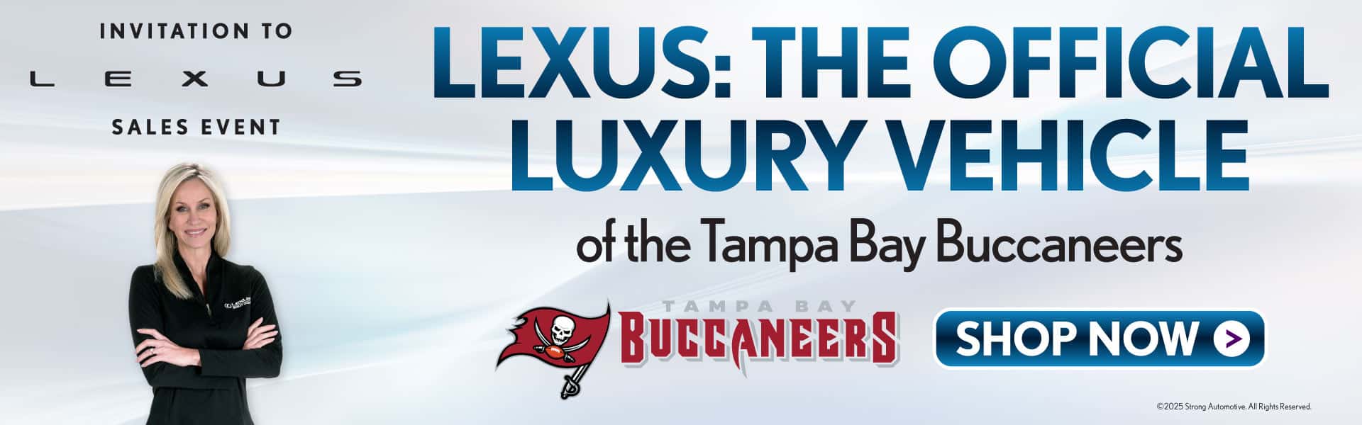 Lexus is the Official Luxury Vehicle of the Tampa Bay Buccaneers