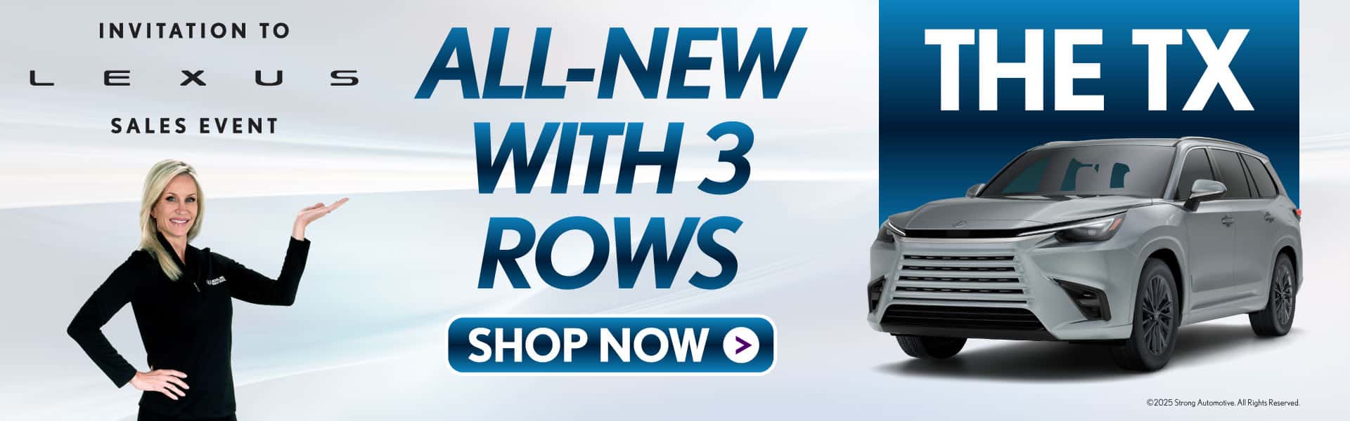 New Lexus TX 3-Row SUV Available Now
