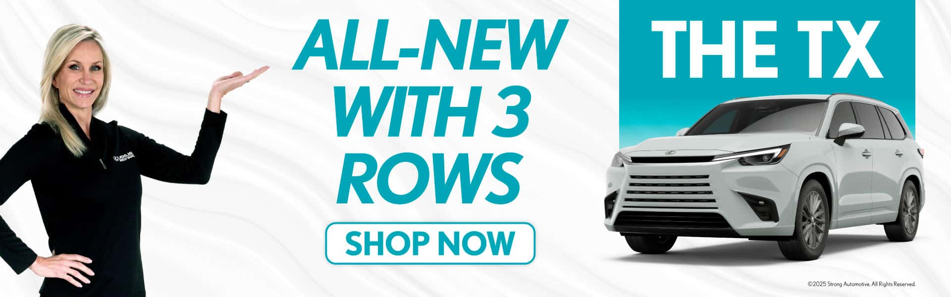 New Lexus TX 3-Row SUV Available Now
