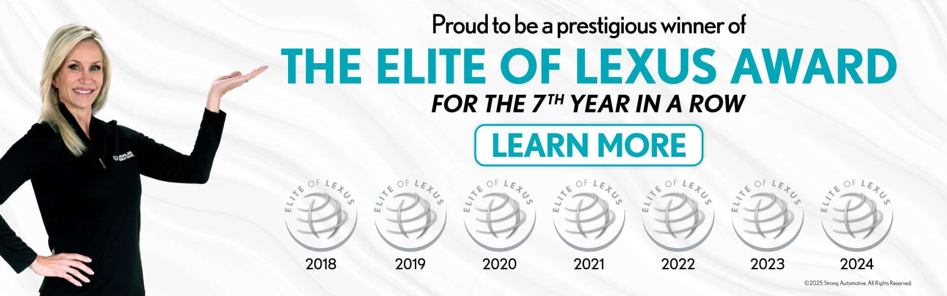 Lexus of Wesley Chapel Is The Proud Recipient of The Elite of Lexus Award for 7 Consecutive Years 2018-2024