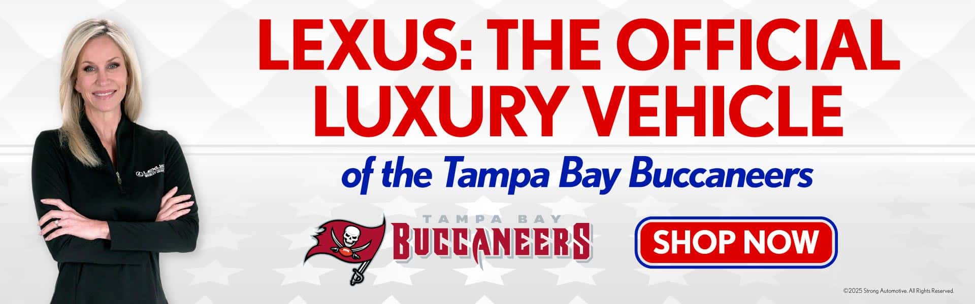 Lexus is the Official Luxury Vehicle of the Tampa Bay Buccaneers
