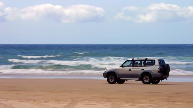 Beach Day Road Trip - Lexus on the beach