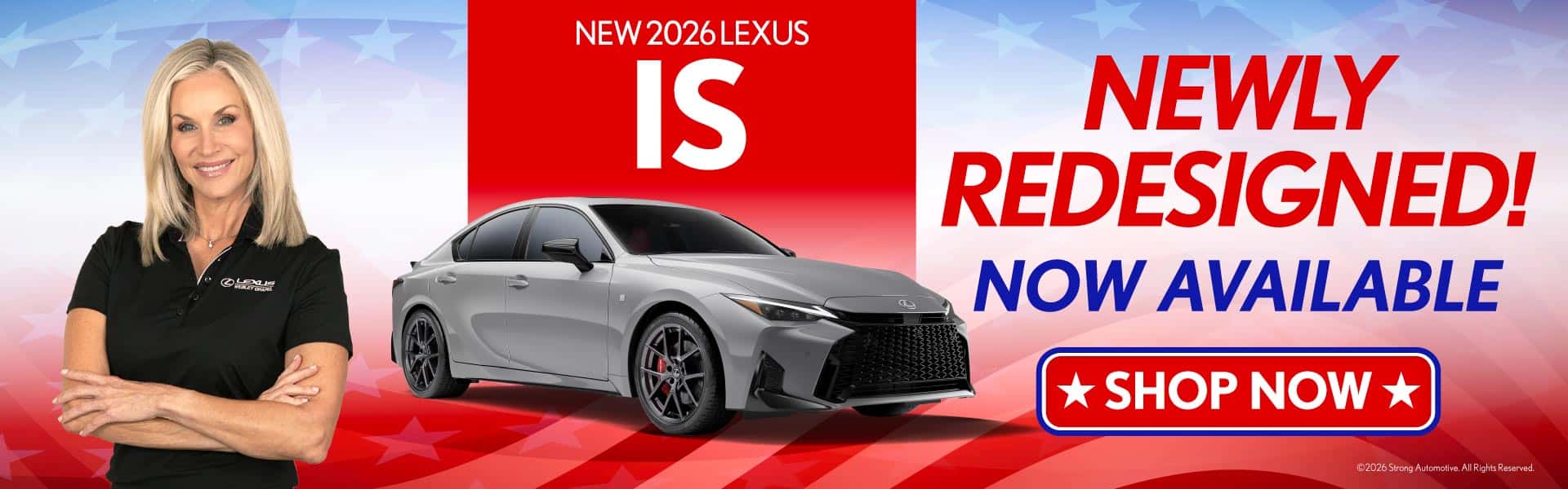 The Newly Re-designed 2026 IS! Now Available