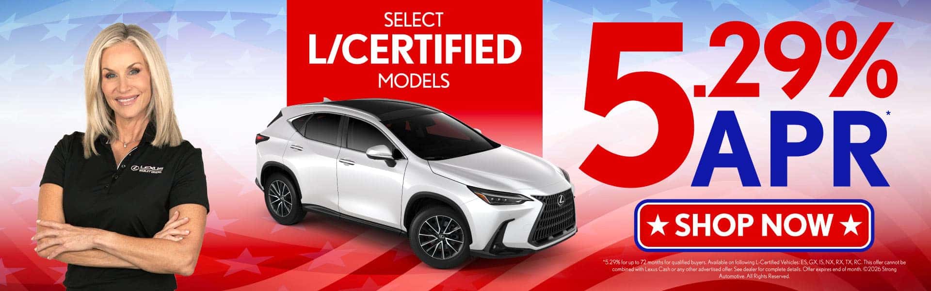Select L Certified Models 5.29% APR*