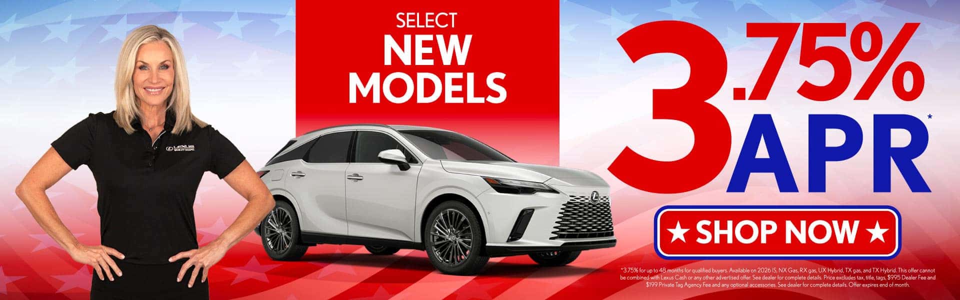 Select New Models 3.75% APR*