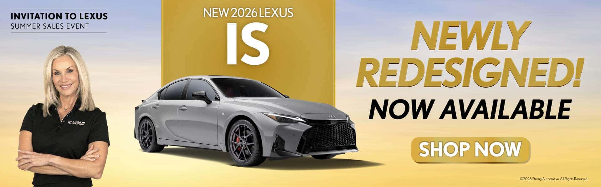 New 2026 Lexus IS