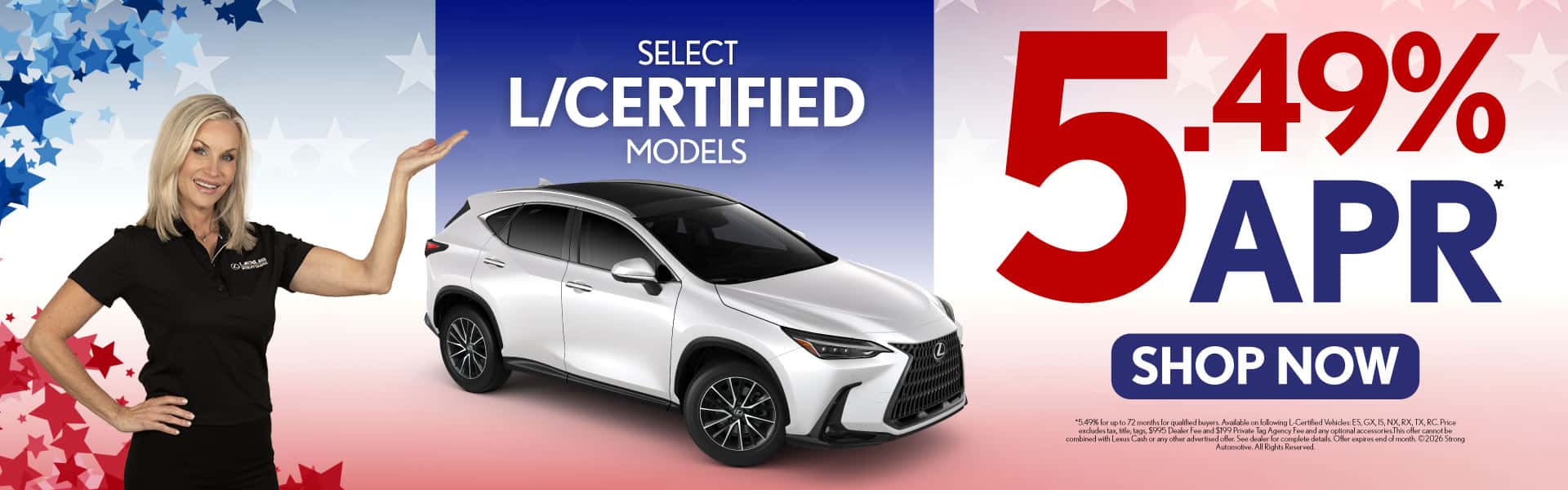 Select L Certified Models 5.49% APR*