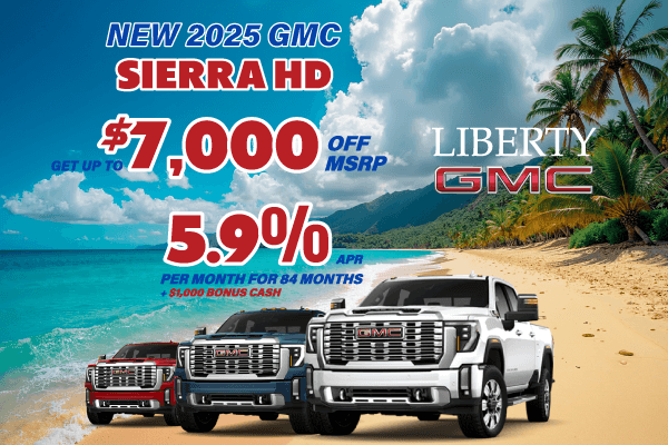 Save up to $7,000 on a new 2025 GMC Sierra HD
