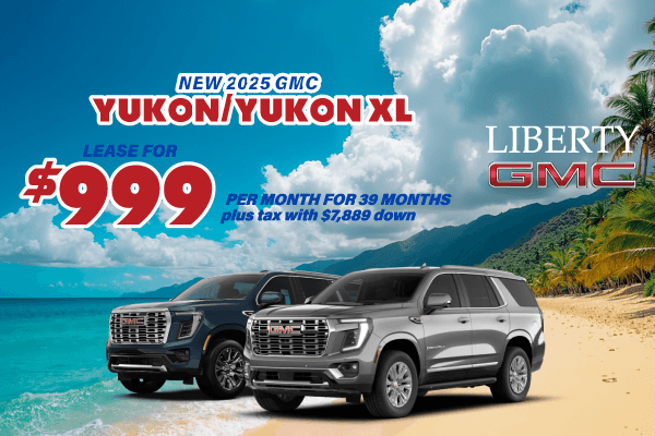 Lease a new 2025 GMC Yukon OR Yukon XL for $999/month