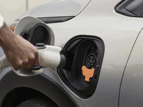 2023 Chevy Bolt EUV close up of charging