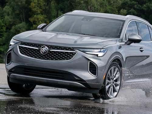 2023 Buick Envision driving in rain