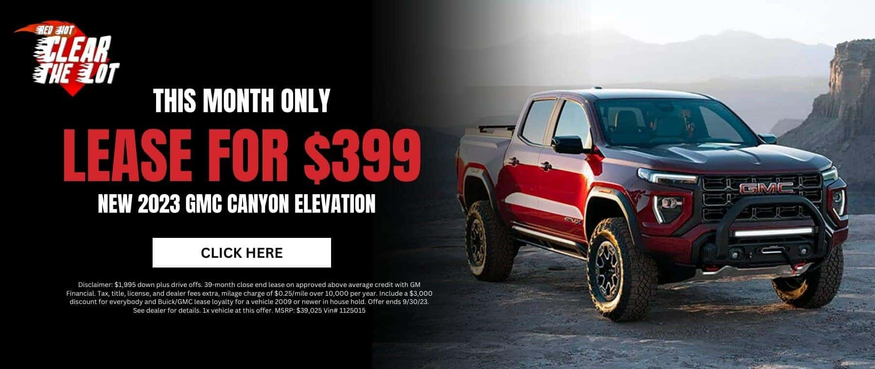 New 2023 GMC Canyon Elevation desktop
