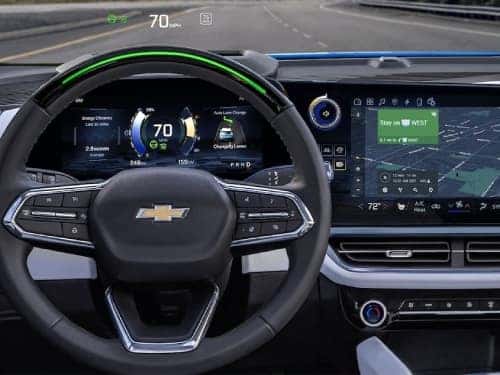 2024 Chevrolet Equinox EV view of dash