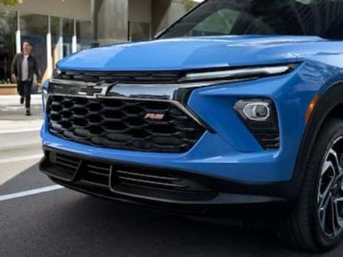 2024 Chevrolet Trailblazer close up view of front of vehicle