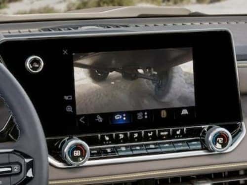 2024 Chevrolet Colorado view of underbody camera view on touchscreen