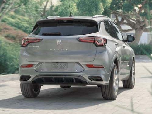 2025 Buick Encore GX exterior view of vehicle driving on road