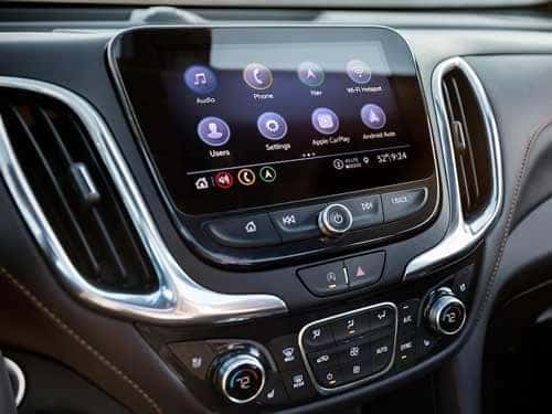 2025 Chevrolet Trax close up view of touchscreen display