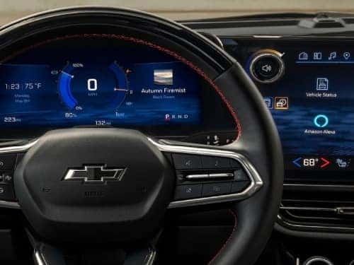 2025 Chevrolet Equinox EV view of driver's information touchscreen
