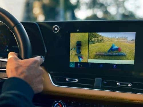 2025 Chevrolet Equinox touchscreen showing 360 views