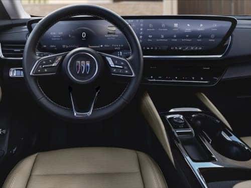 2025 Buick Envision interior view of front seating area