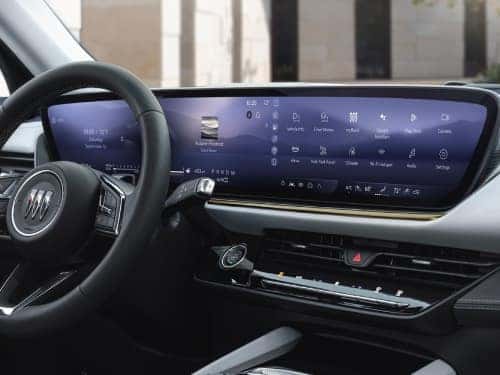 2025 Buick Envision close up view of touchscreen