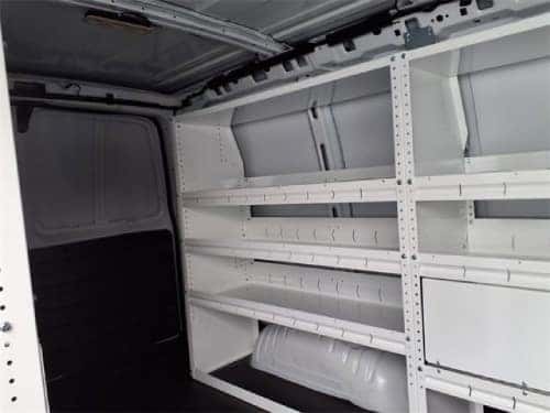 2025 savana cargo van cargo area
