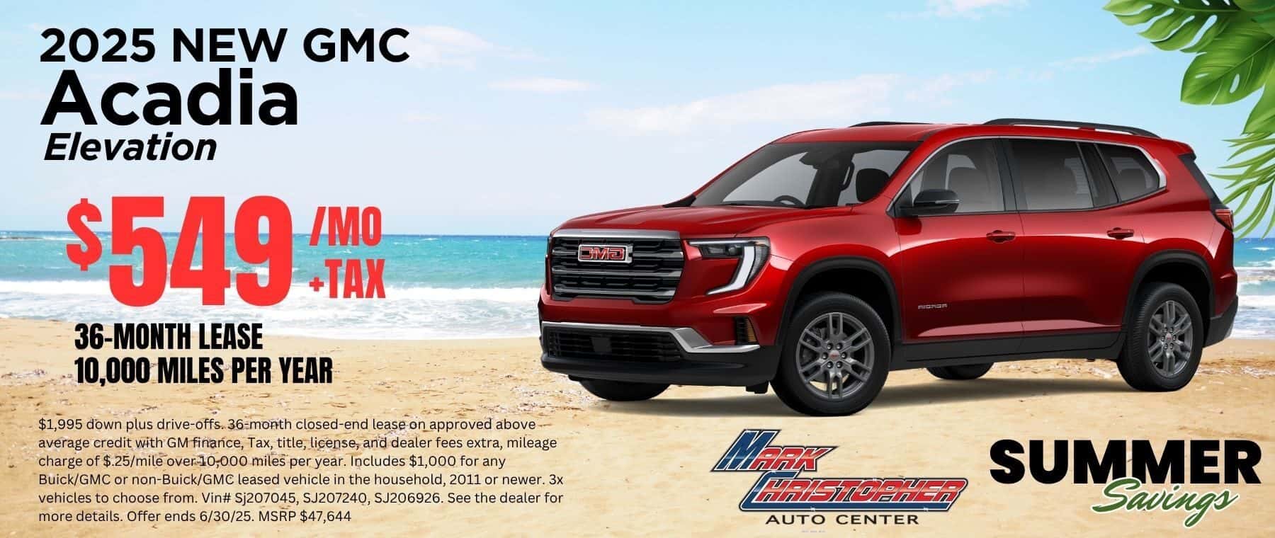 2025 Acadia 1500