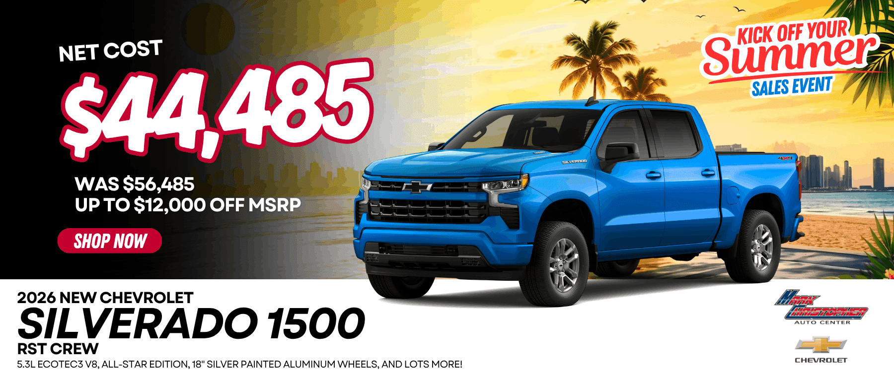 2026 NEW Chevrolet Silverado 1500 RST Crew