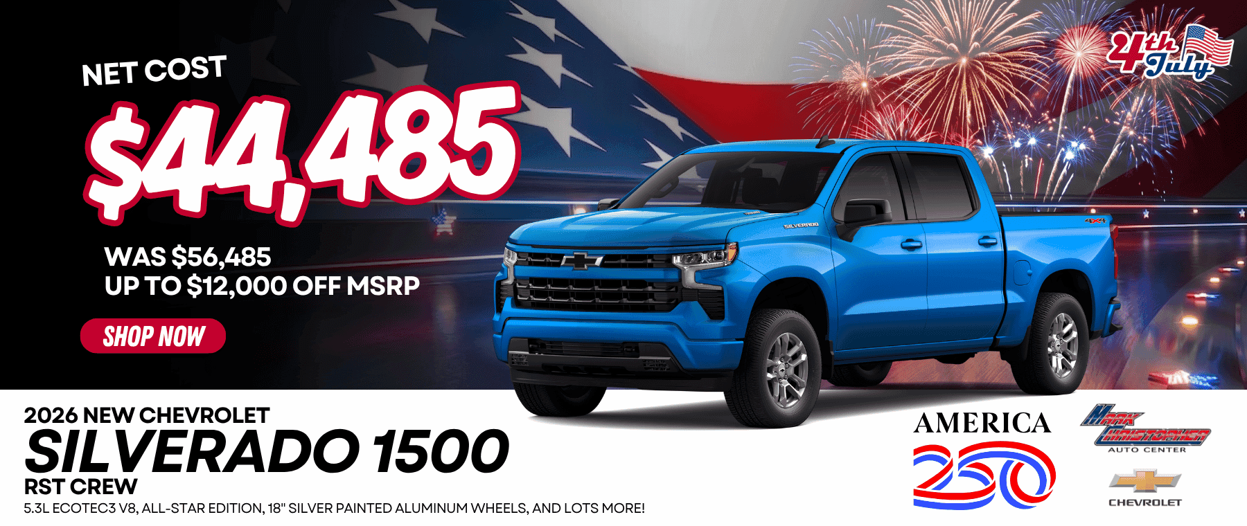 2026 NEW Chevrolet Silverado 1500 RST Crew