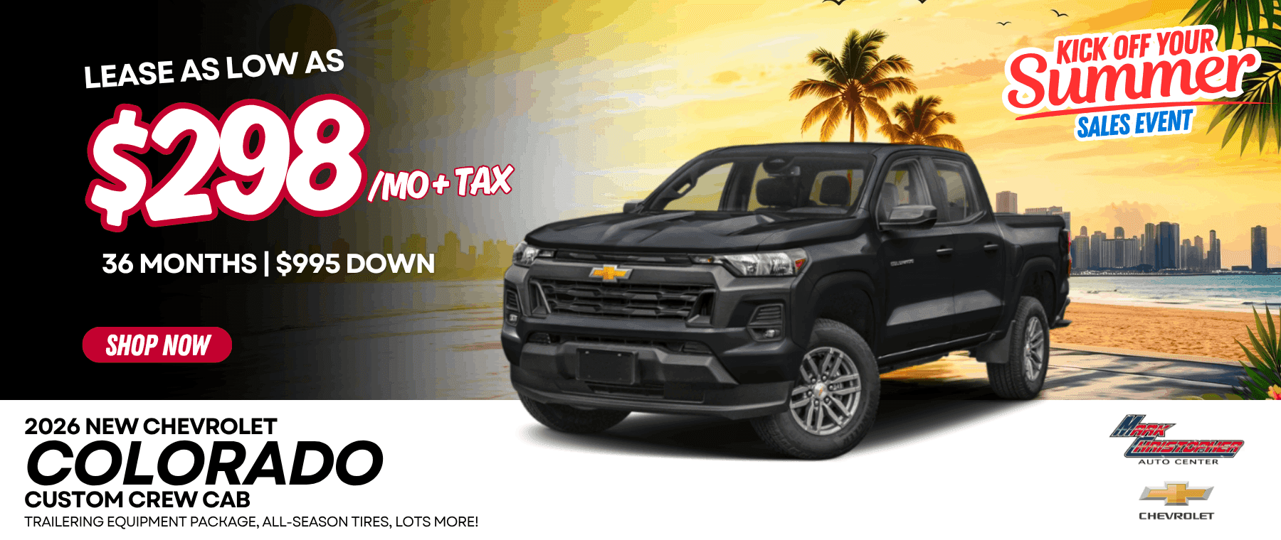 2026 NEW Chevrolet Colorado Custom Crew Cab
