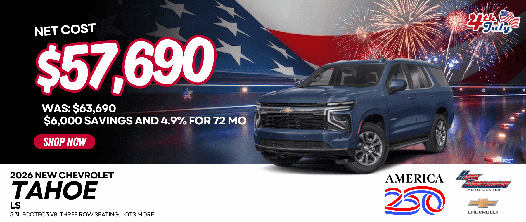 2026 NEW Chevrolet Tahoe LS