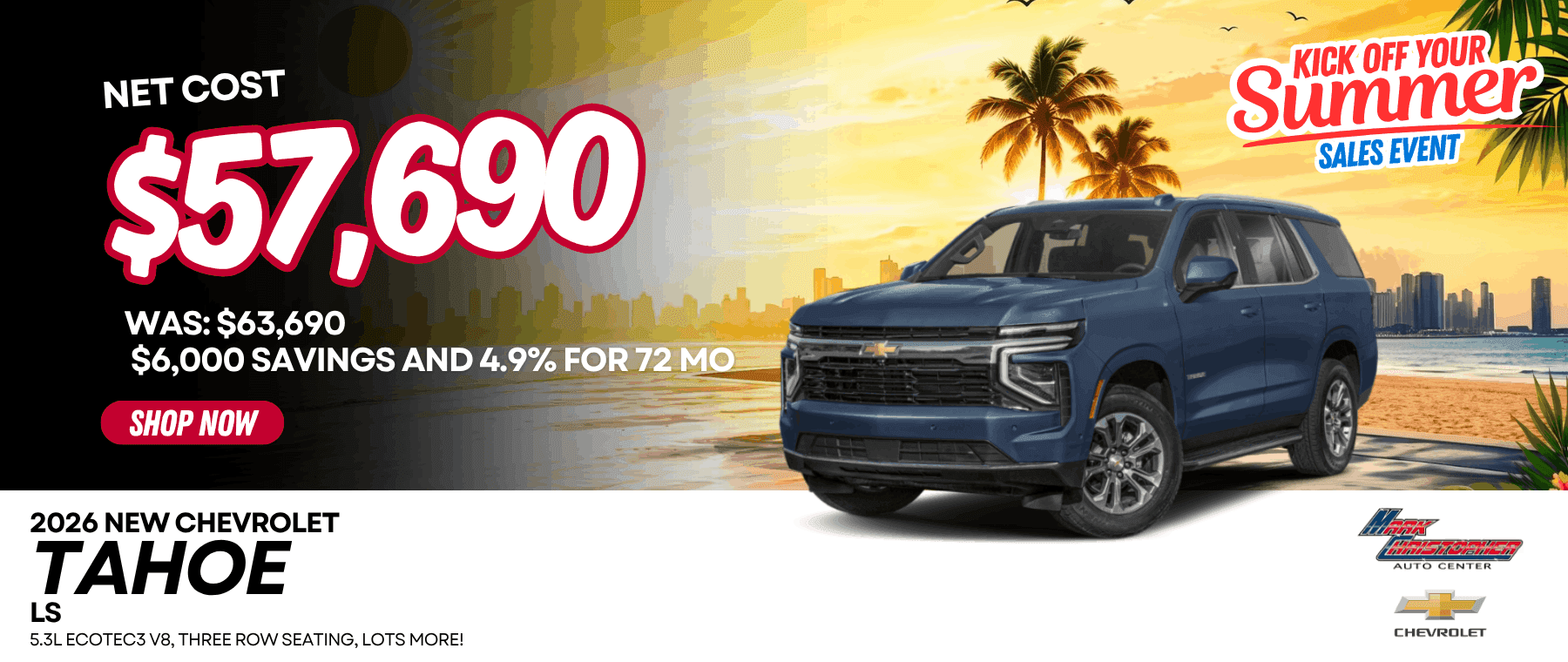 2026 NEW Chevrolet Tahoe LS