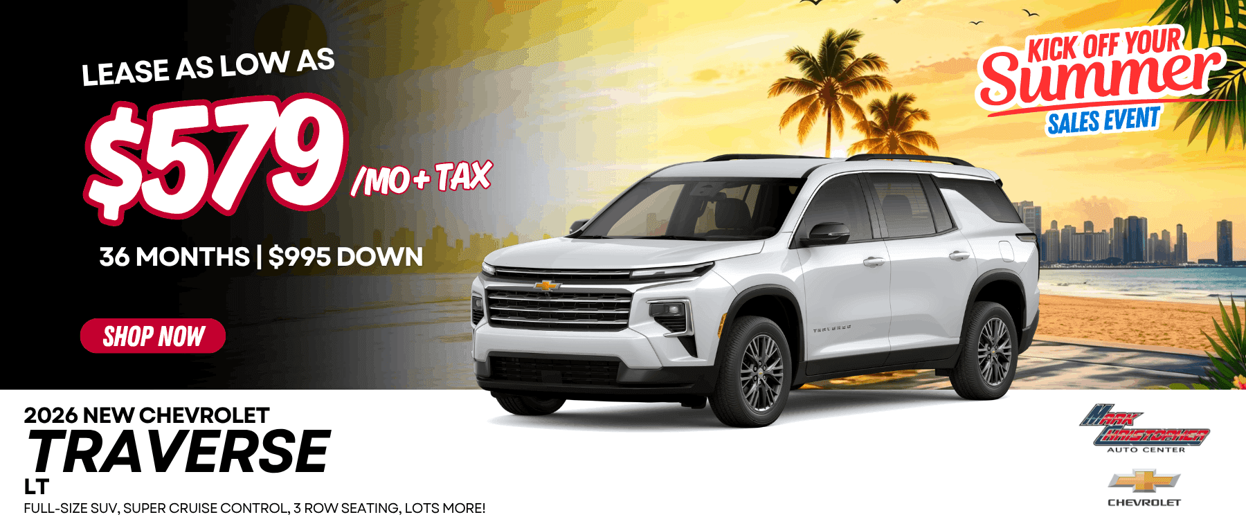 2026 NEW Chevrolet Traverse LT