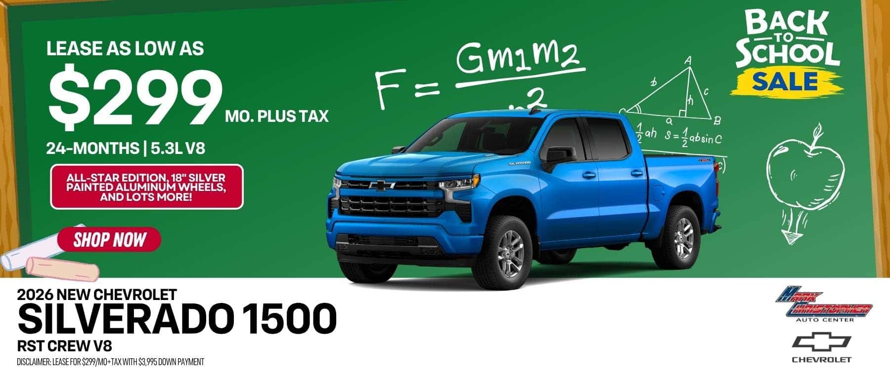 2026 NEW Chevrolet Silverado 1500 RST Crew V8