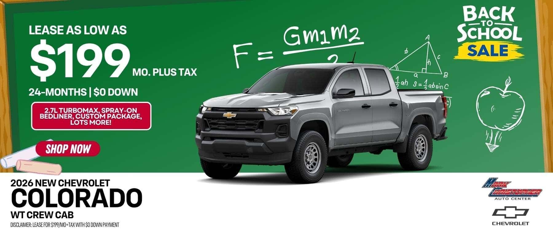 2026 NEW Chevrolet Colorado WT Crew Cab