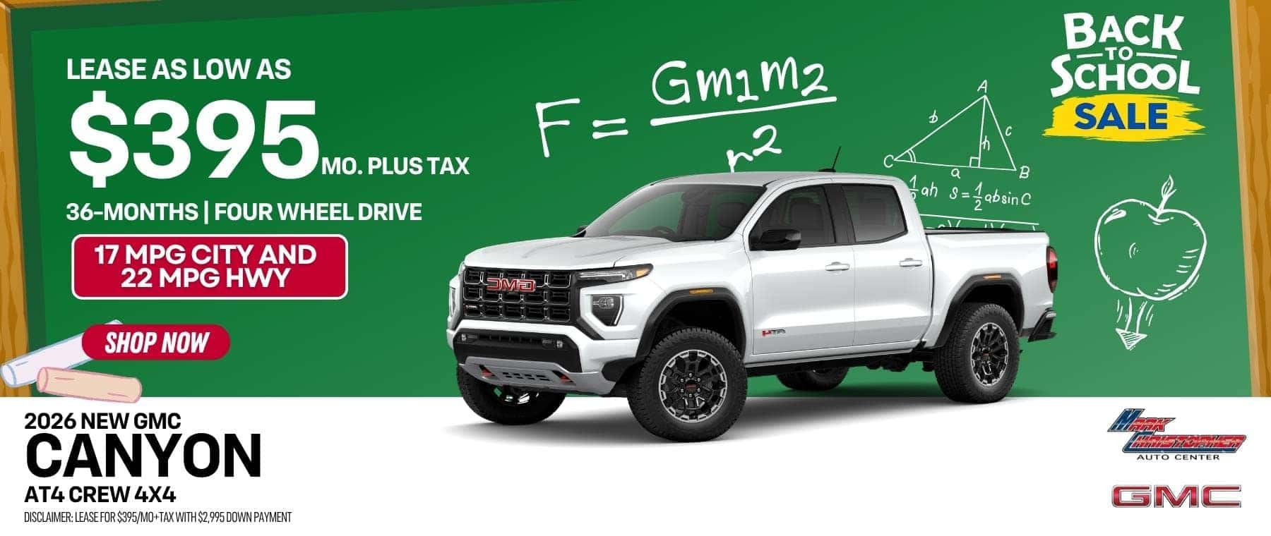2026 NEW GMC Canyon AT4 Crew 4x4