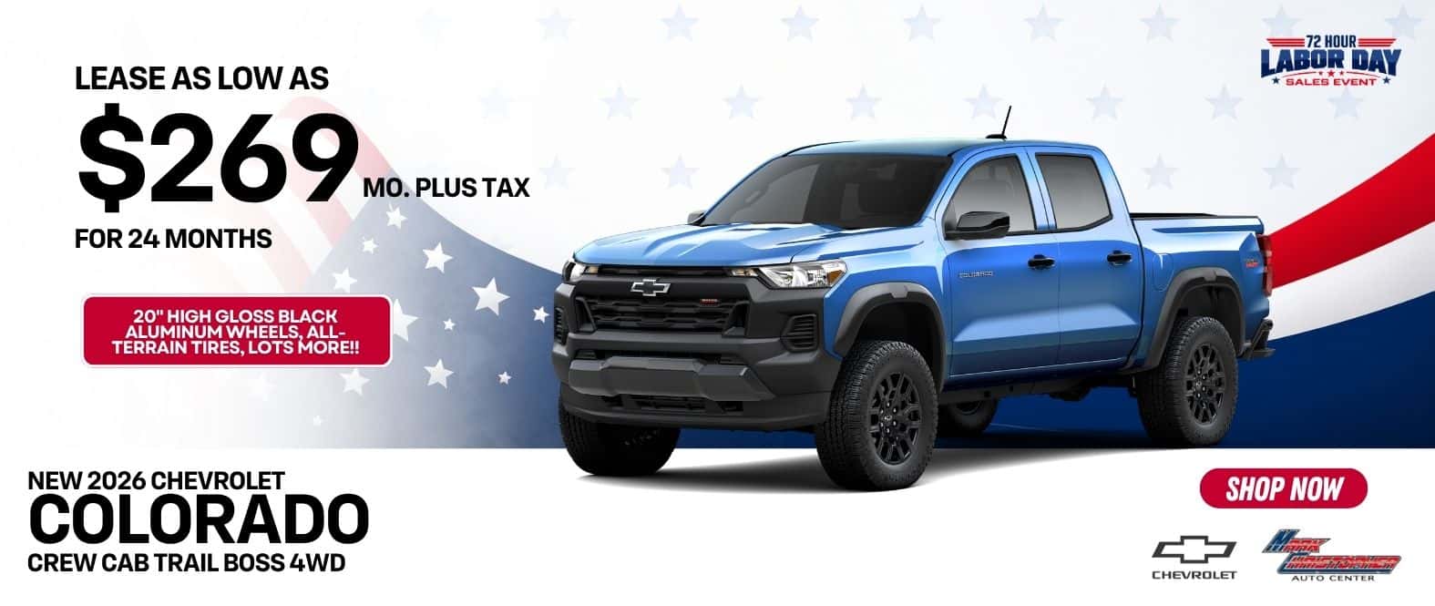 2026 Chevy Colorado Crew Cab Trail Boss 4WD