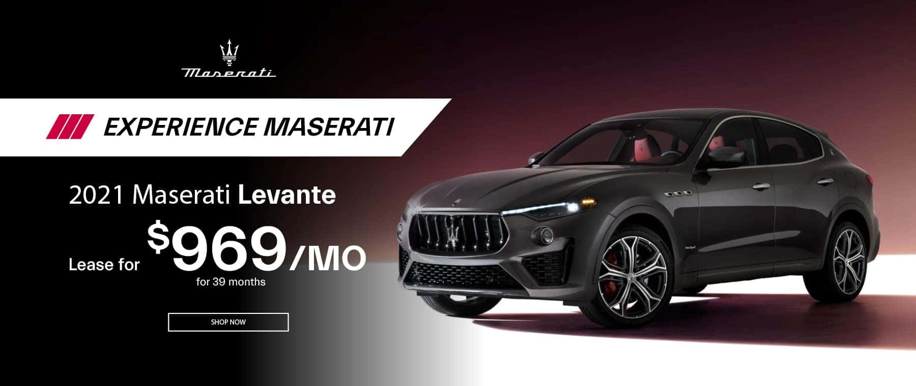 Dafrk grey 2021 Maserati Levante special offer