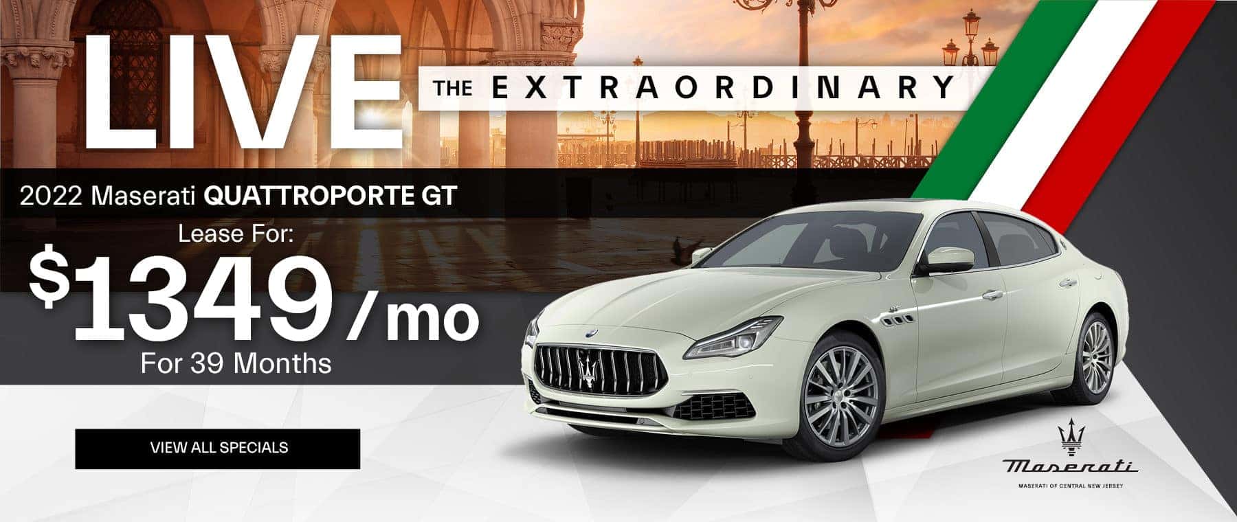 2022 white Maserati Quattroporte
