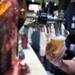 brewery beer pour